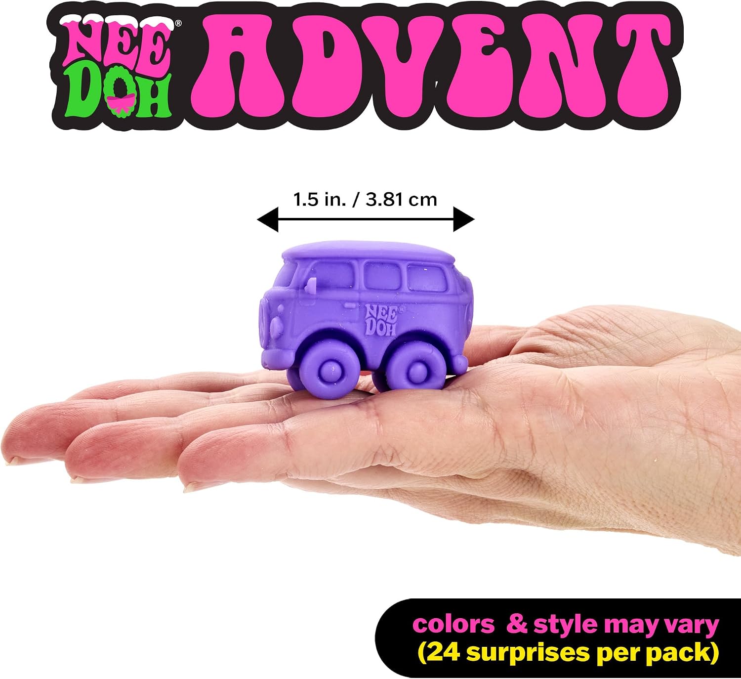 Squishmas Advent Calendar - 24 Mini Squeeze Toys - Christmas Countdown - Age 3+ (Pack of 1) - Image 5